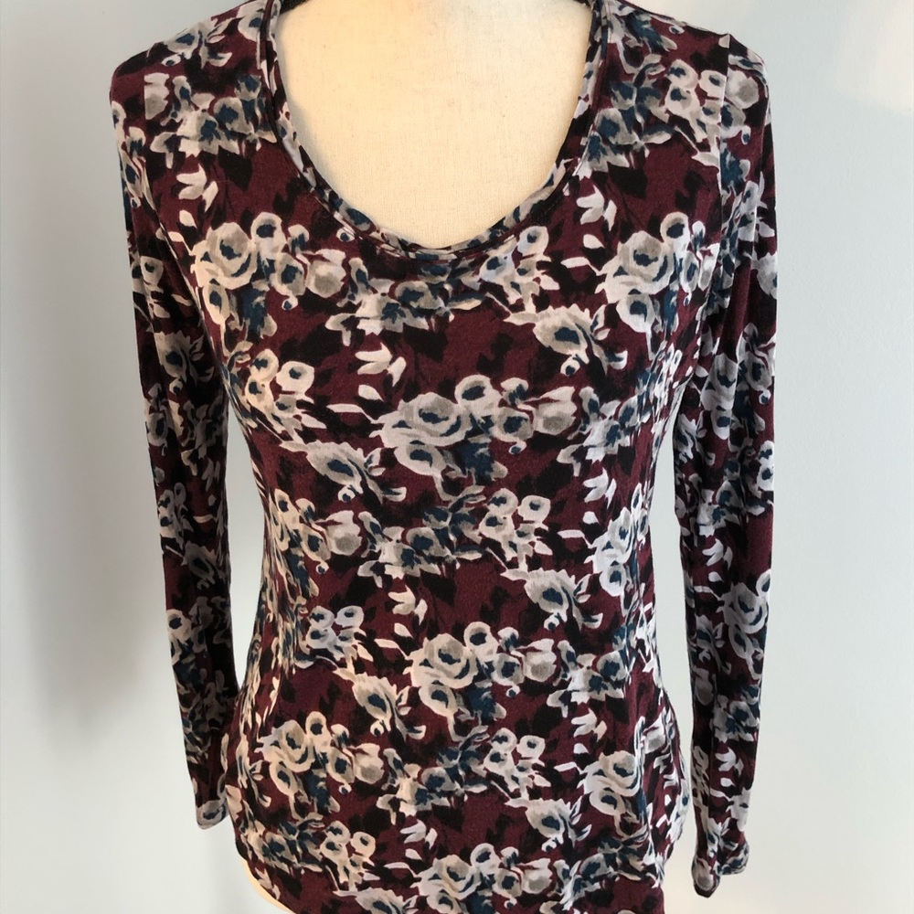 Simply Vera | Vera Wang | floral blouse Size S